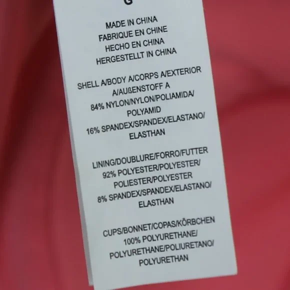 Kate Spade Apricot Sorbet Laniakea Beach One Piece Swimsuit Size Large - Picture 9 of 10